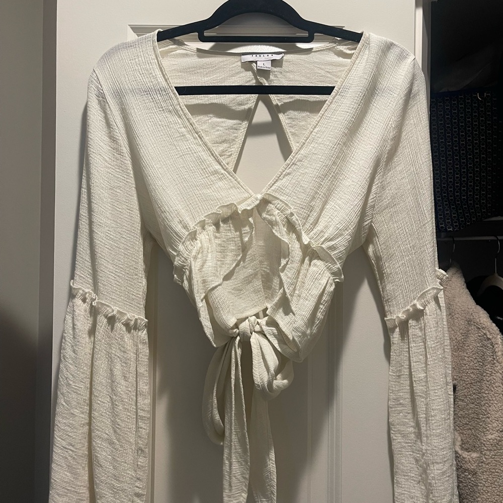 These Three Boutique Crop Top with Tie back